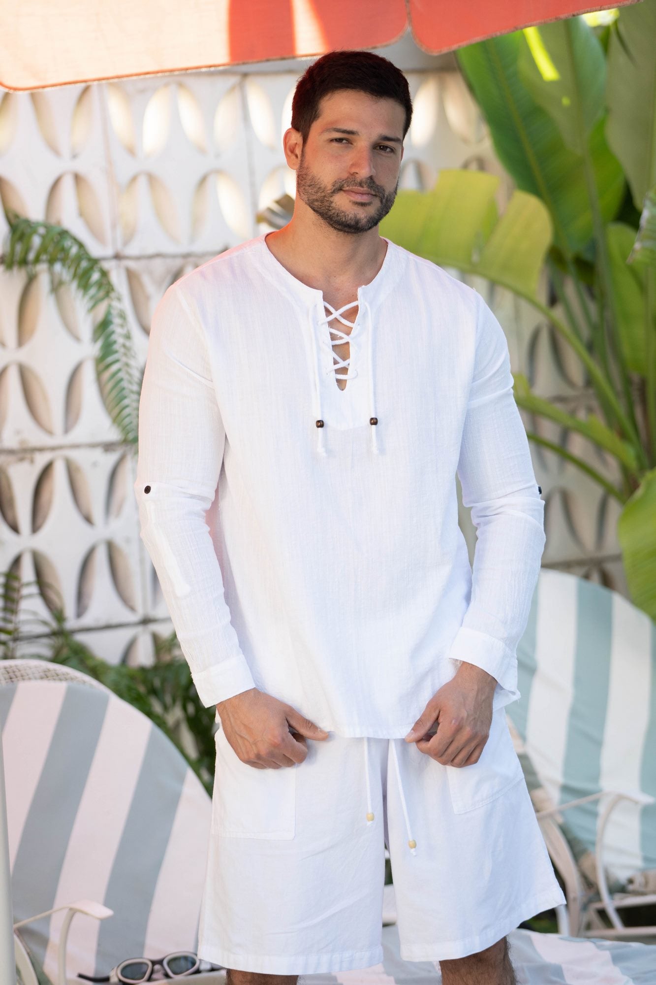 Milos Laced Long Sleeve Top
