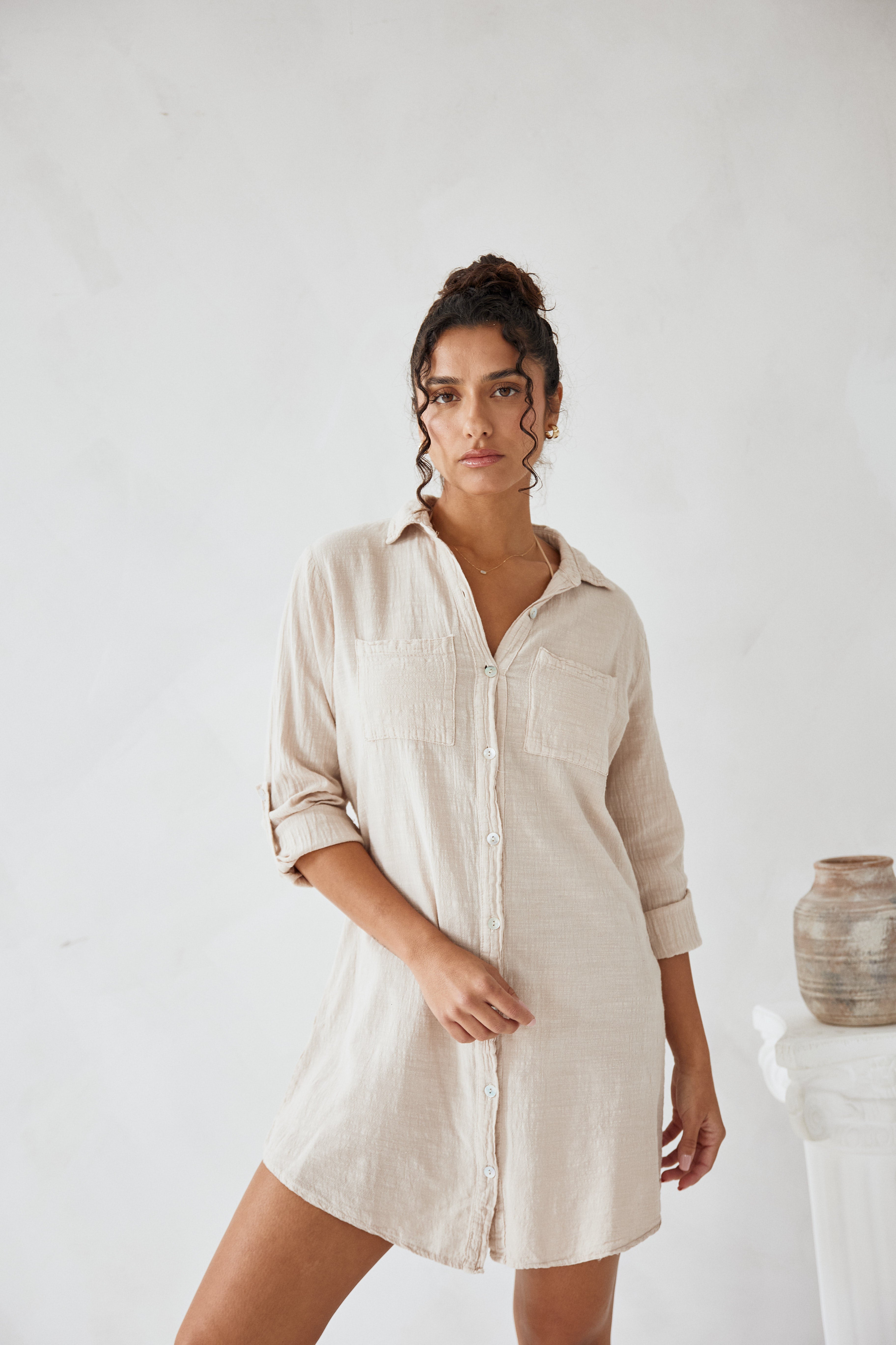 Cabana Shirt Dress
